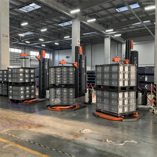 特斯拉——X500-P全自動(dòng)M型壓頂智能纏繞機(jī)